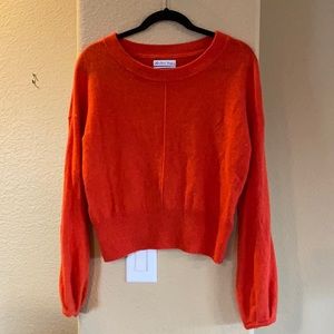 Orange Cashmere Sweater